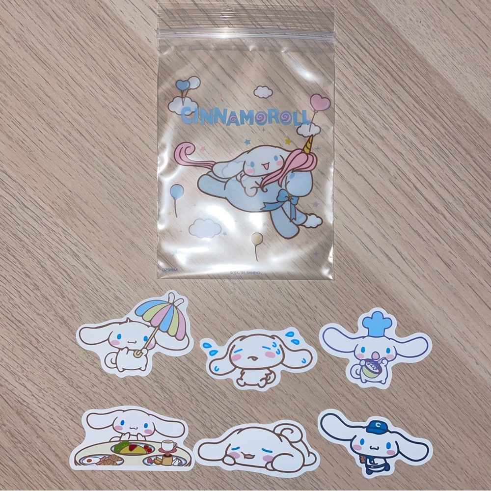Cinnamoroll stickers * 6